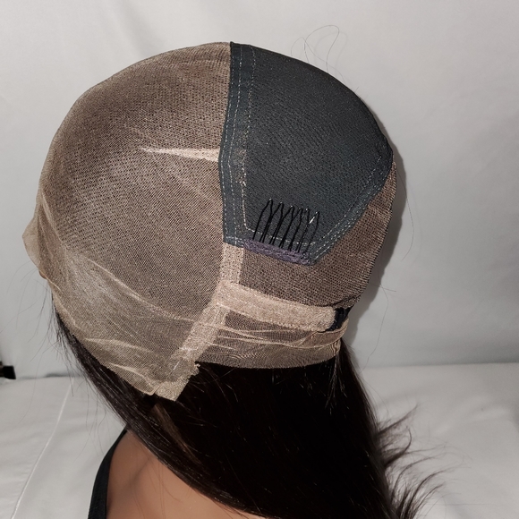 18" Raw Virgin Burmese Straight Full Lace Wig - Picture 10 of 10